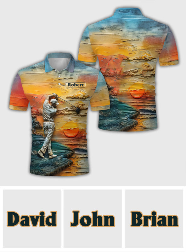 Golf Is My Life - Personalized Golf Polo Shirt