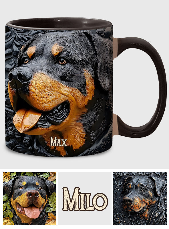 My Friend - Personalized Dog Accent Mug