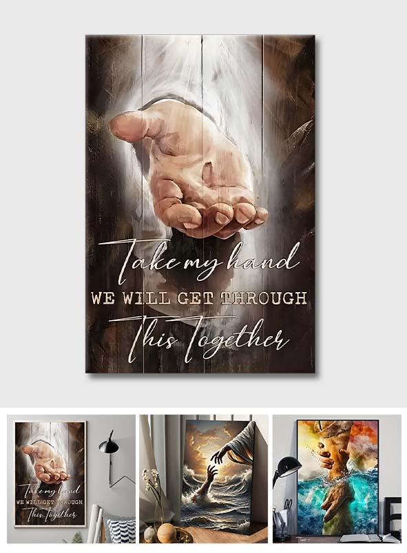 We Will Get Through - Personalized Christian Canvas And Poster