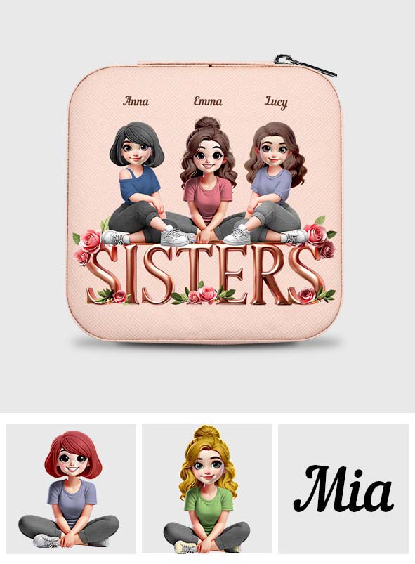 Sisters - Personalized Bestie Jewelry Box