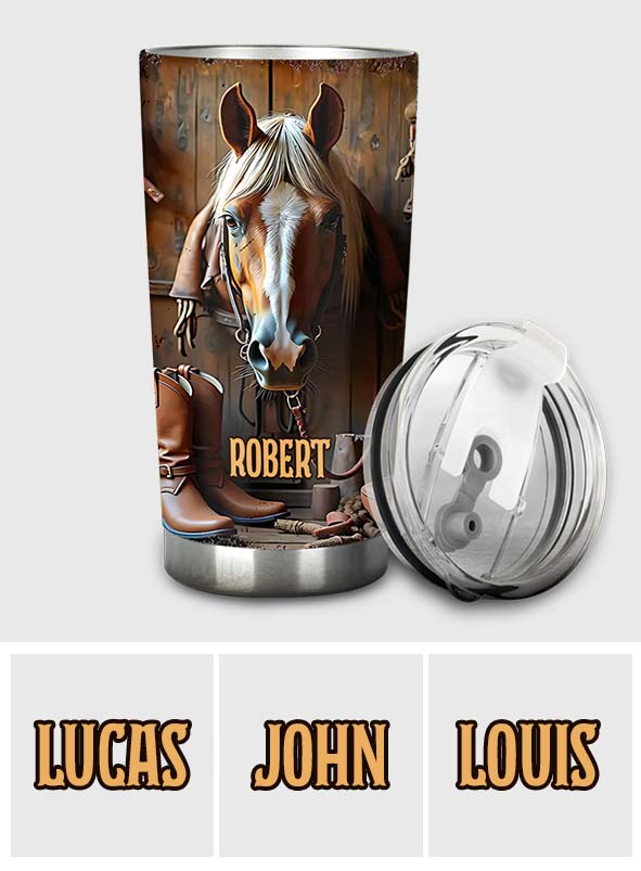 Love Horse - Personalized Horse Tumbler