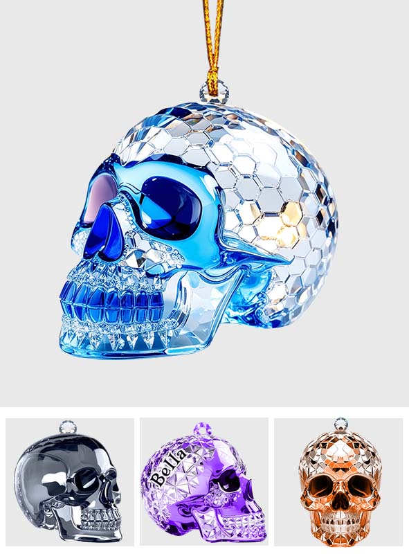 Stunning Skull - Personalized Skull Ornament