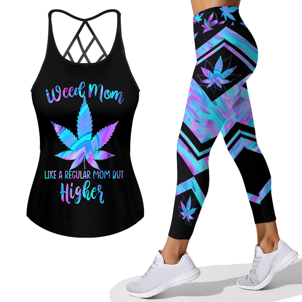 Highly Productive Mom - Cross Tank Top and Leggings