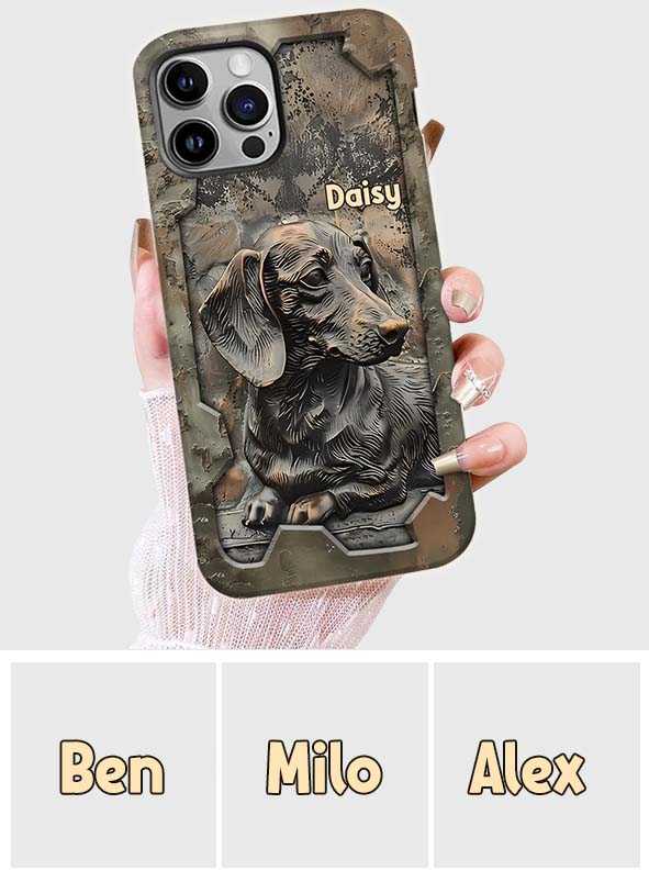 Life Is Better With My Dachshund - Personalized Dog Full Print Phone Case