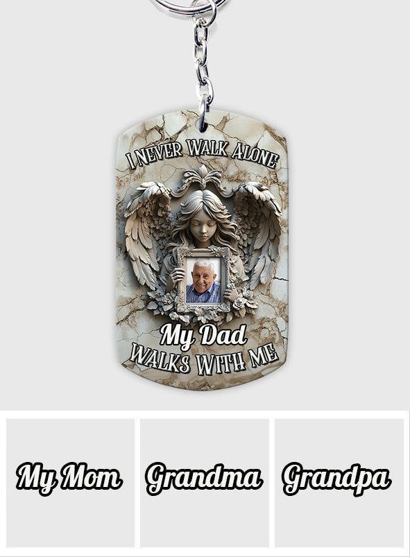 Angel Wings - Personalized Memorial Keychain