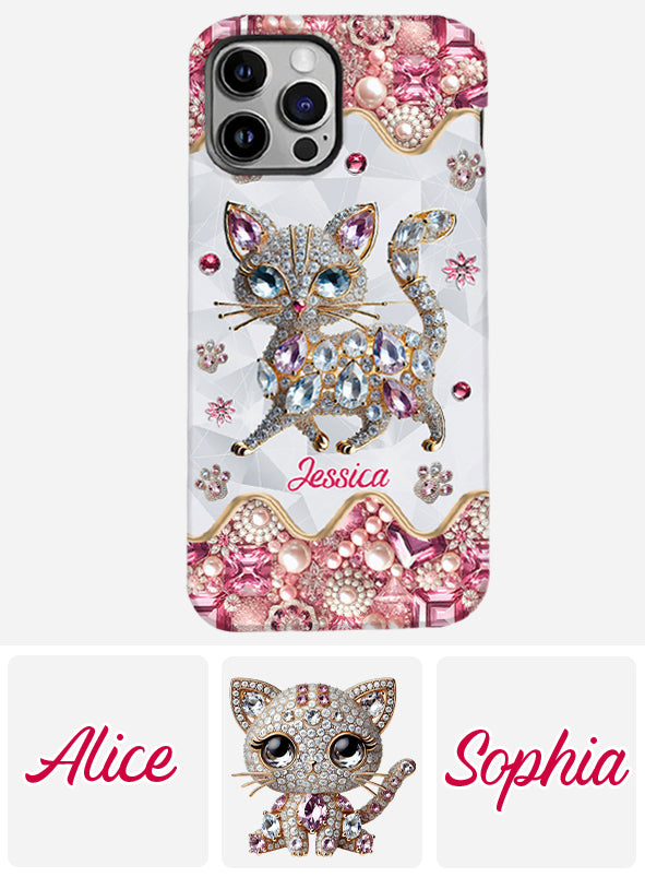 Just A Girl Who Loves Cats - Personalized Cat Full Print Phone Case