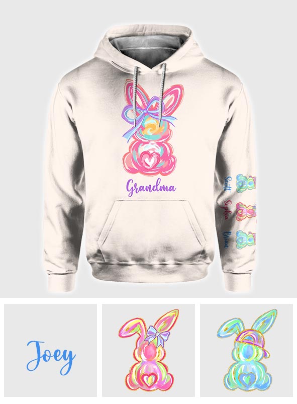 Grandma's Peeps - Personalized Grandma All Over Shirt