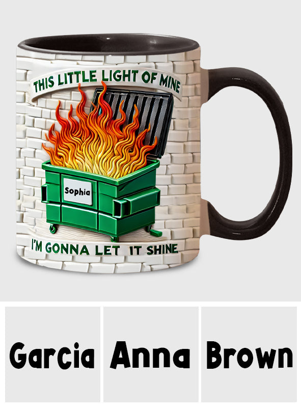 This Little Light Of Mine - Personalized Colleague Accent Mug