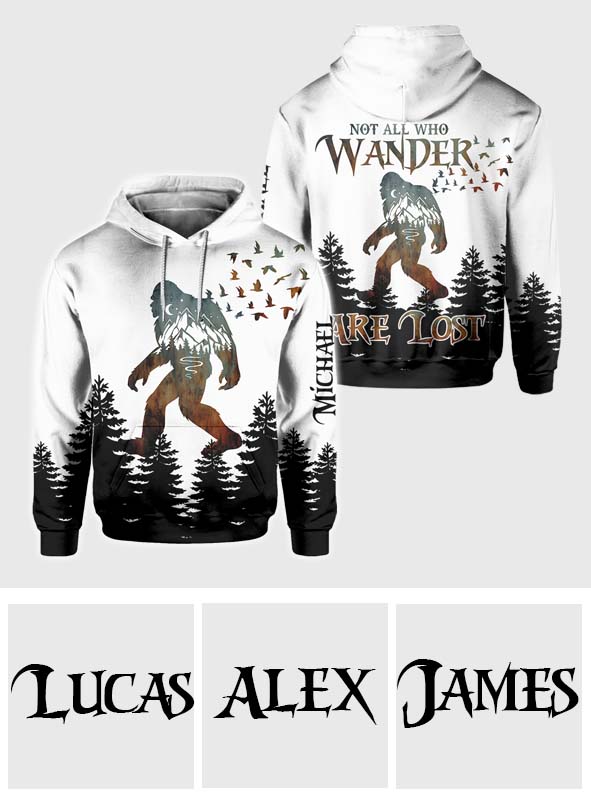 Not All Those Who Wander Are Lost - Personalized Camping All Over Shirt