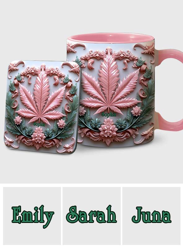 Stunning Leaf - Personalized Weed Accent Mug
