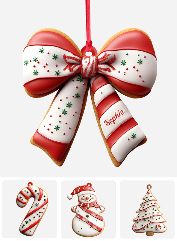 Little Christmas Cake Family Friends - Personalized Family Ornament