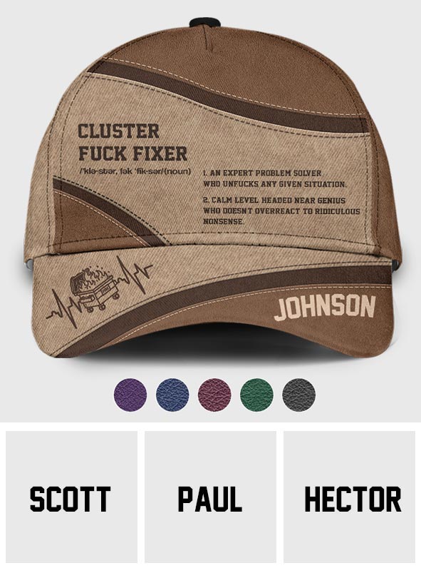 Cluster F**** Fixer - Personalized Colleague Classic Cap