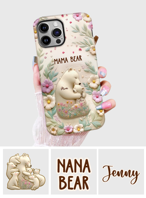 Mama Bear - Personalized Mother Full Print Phone Case