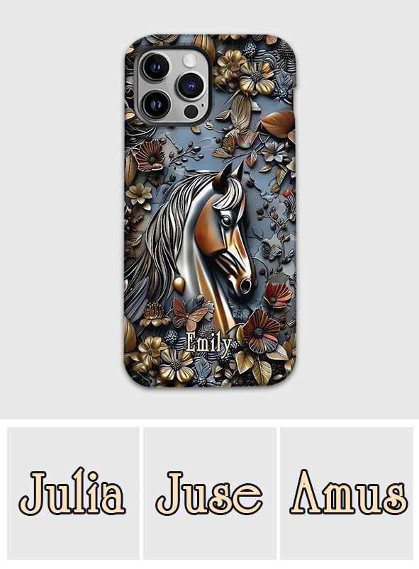 Stunning Horse - Personalized Horse Full Print Phone Case