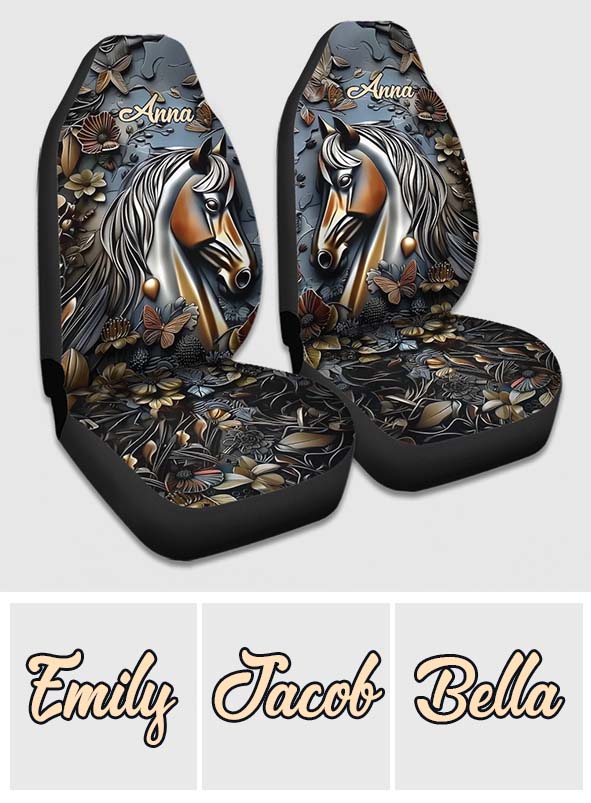 Stunning Horse - Personalized Horse Seat Covers