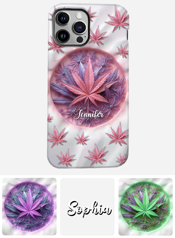 High Life - Personalized Weed Full Print Phone Case