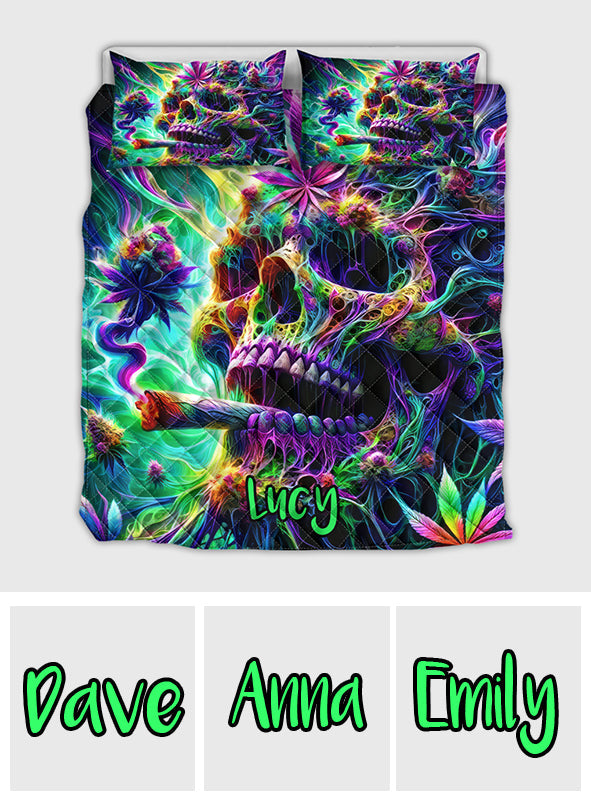 Dope Soul - Personalized Weed Quilt Set