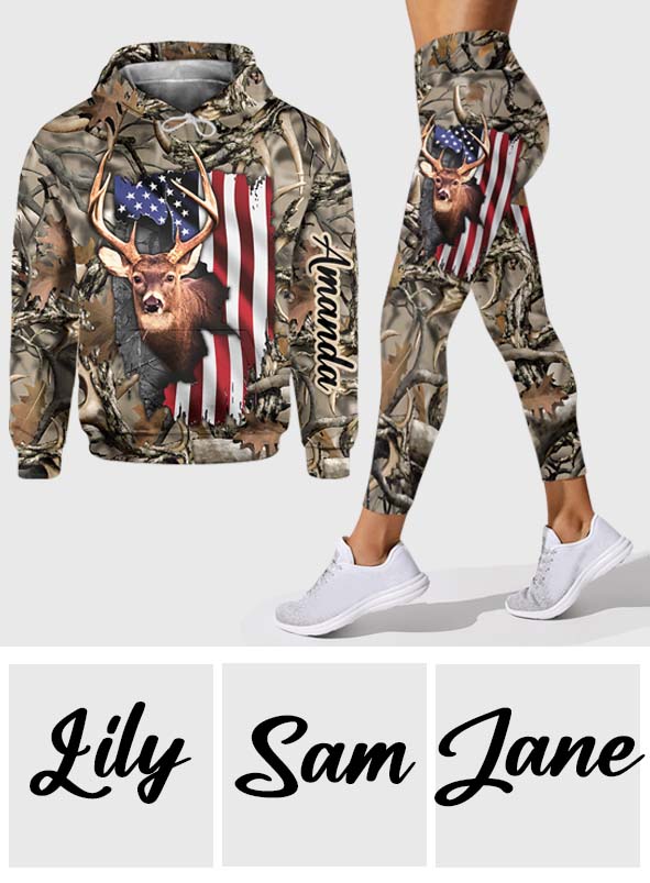 Love Hunting - Personalized Hunting Hoodie and Leggings