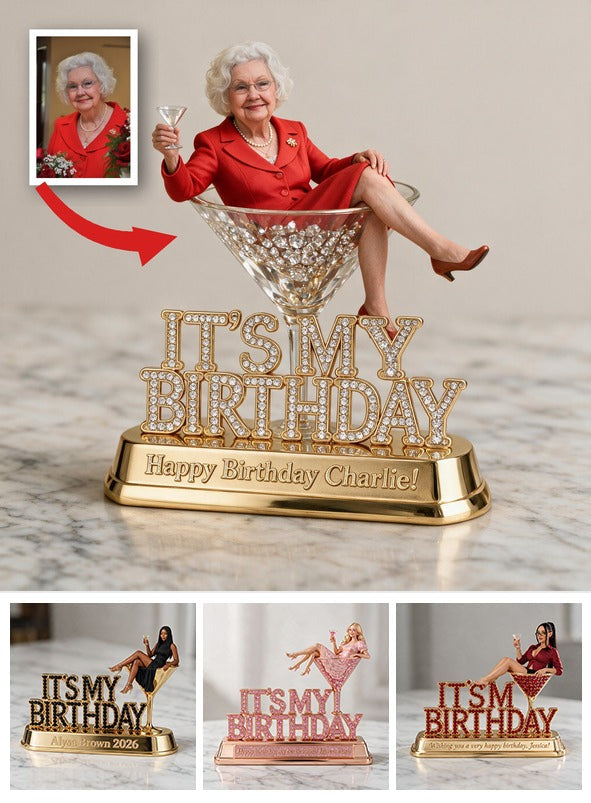 Personalized 70th Birthday Older Woman Acrylic Plaque, Mom Grandma Wife Gift