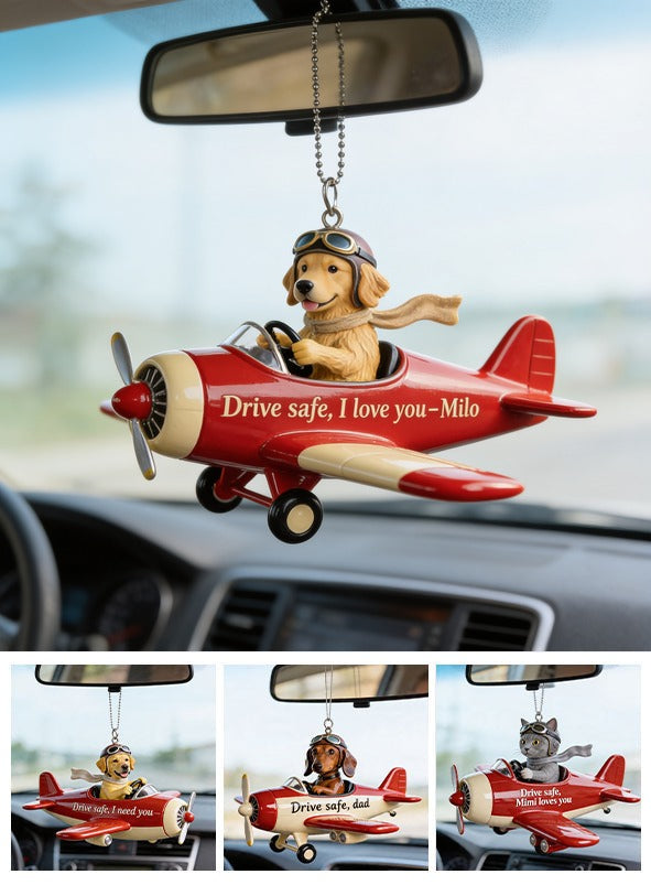 Custom Photo Adult Golden Retriever Car Ornament Dog Mom Pet Lover Gift