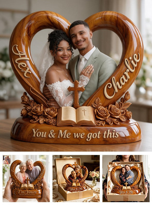 Personalized Custom Photo Wedding Latino Couple Acrylic Plaque, Husband Wife Keepsake Gift