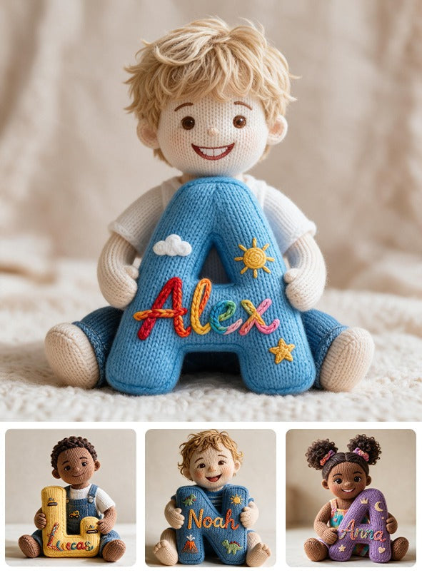 Personalized Custom Photo Little Boy Faux Fur Pillow Custom Kid Son Gift