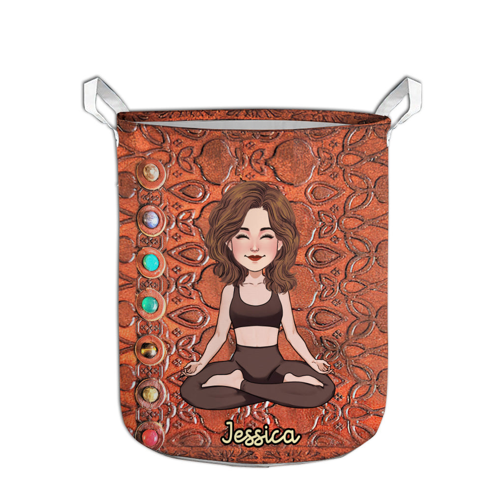 Namaste - Personalized Yoga Storage Basket