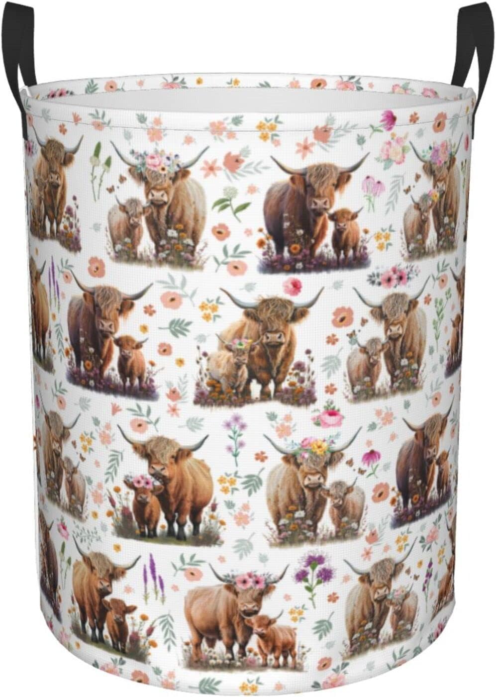 Highland Cow Lover Highland Cow Storage Basket 0624