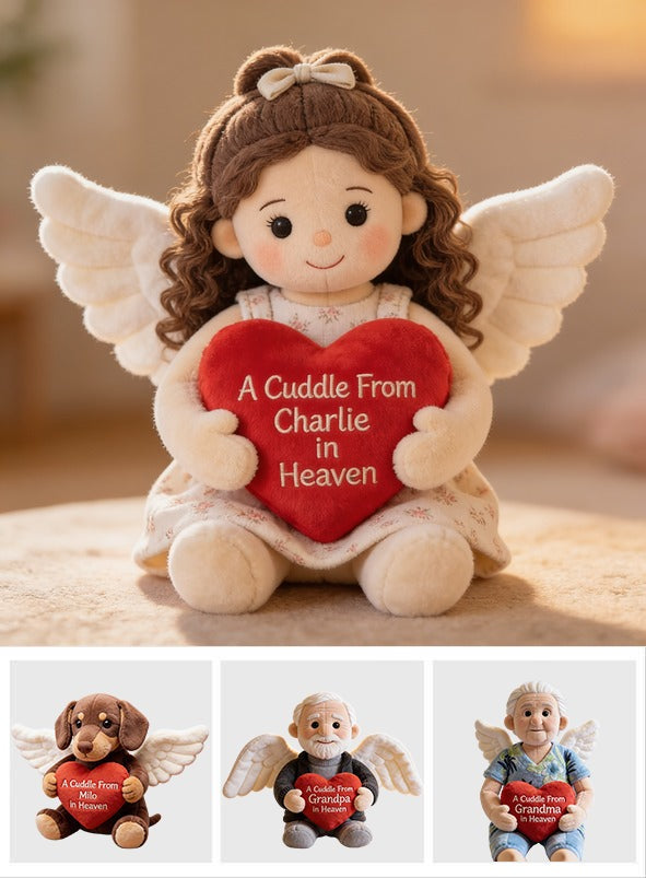 Personalized Latina Little Girl Memorial Shaped Pillow Sympathy Gift for Lost Loved Ones
