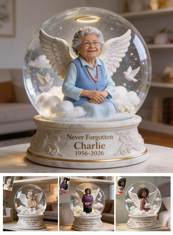 Personalized Sympathy Memorial Older Latina Woman Grandma Custom Shaped Acrylic Plaque Gift