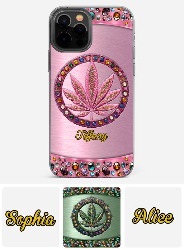 Stoner Chick - Personalized Weed Clear Phone Case
