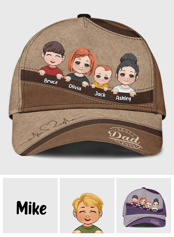 Daddy's Team Unbreakable Bond - Personalized Father Classic Cap