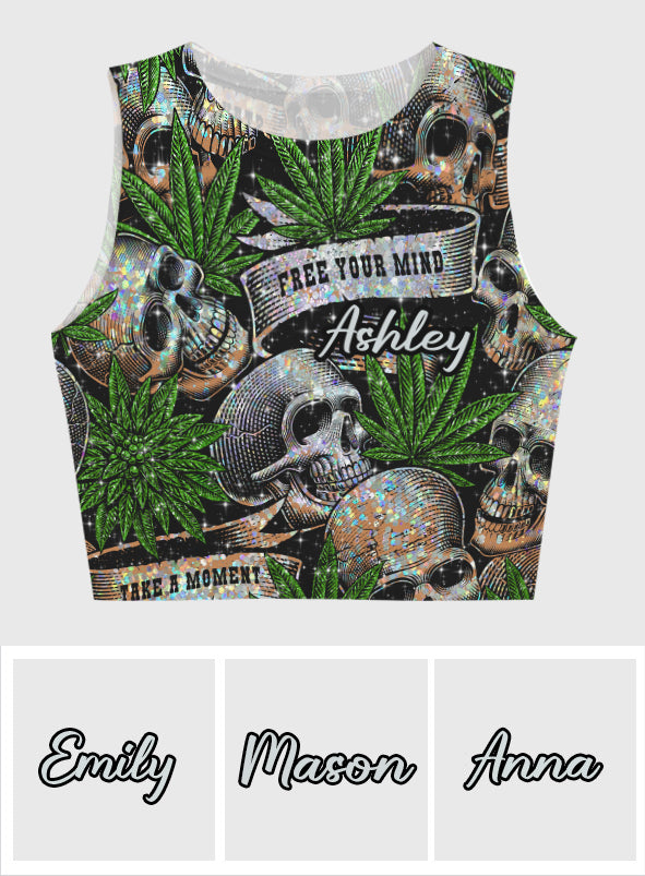 Stay High - Personalized Weed Crop Tank Top