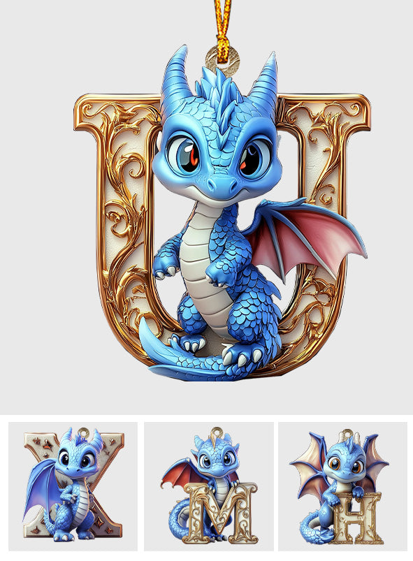 Charming Dragon - Personalized Kid Ornament