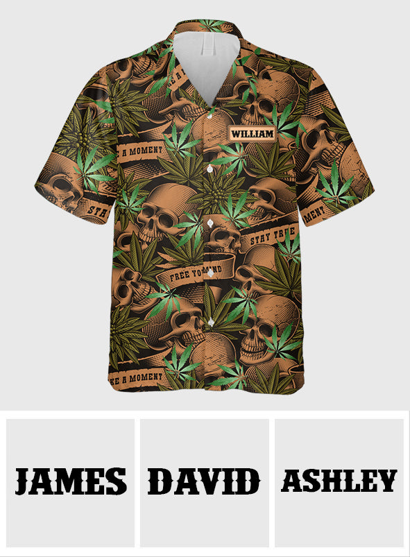 Free Your Mind - Personalized Weed Hawaiian Shirt