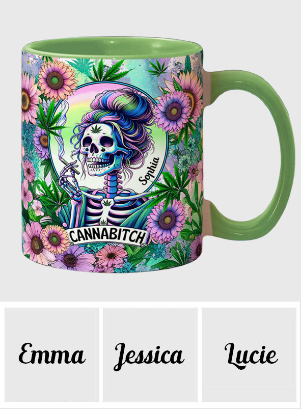 Cannabitch - Personalized Weed Accent Mug