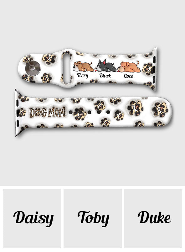 Baby Highland Cow Western Style - Personalized Dog Apple Watch Band