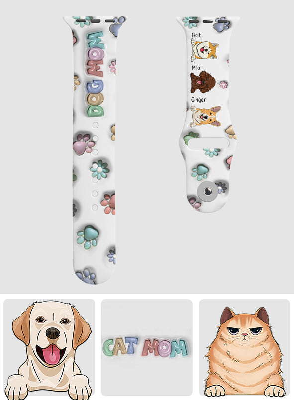 Pet Mom - Personalized Dog Apple Watch Band