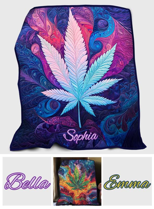 Beautiful Canabis - Personalized Weed Quilt