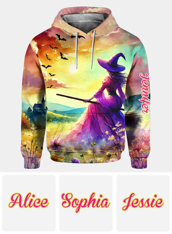 Beautiful Witch - Personalized Witch All Over Shirt