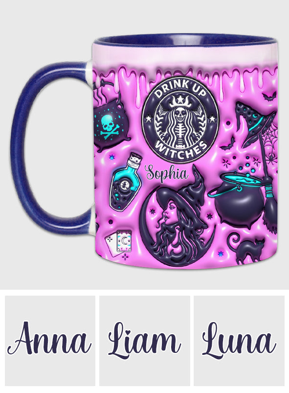Drink Up Witches - Personalized Witch Accent Mug