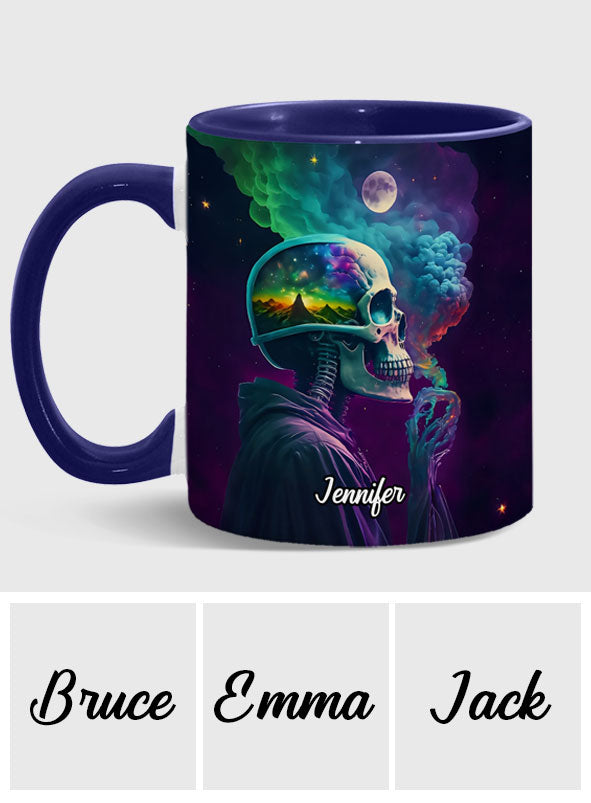 A Little High - Personalized Weed Accent Mug