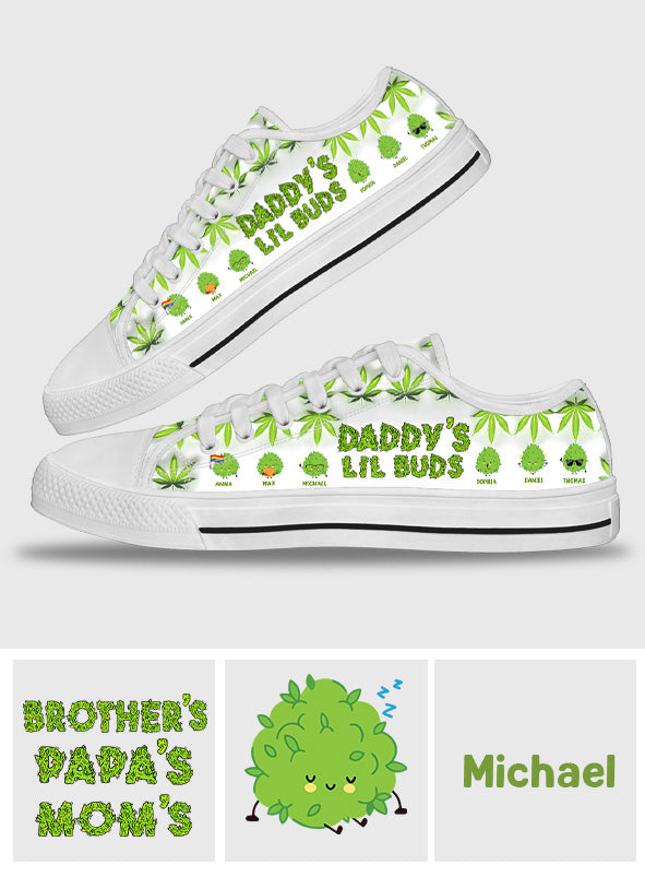 Dopest Dad Ever - Personalized Father Low Top Shoes