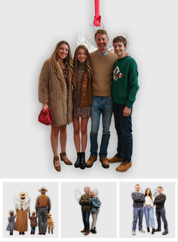 Any Photo Custom Onament - Personalized Family Custom Shaped Ornament