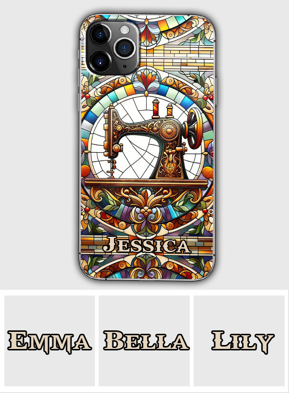 Colorful Sewing Machine - Personalized Sewing Phone Case
