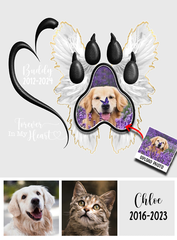 Forever In My Heart - Personalized Dog Decal Die Cut