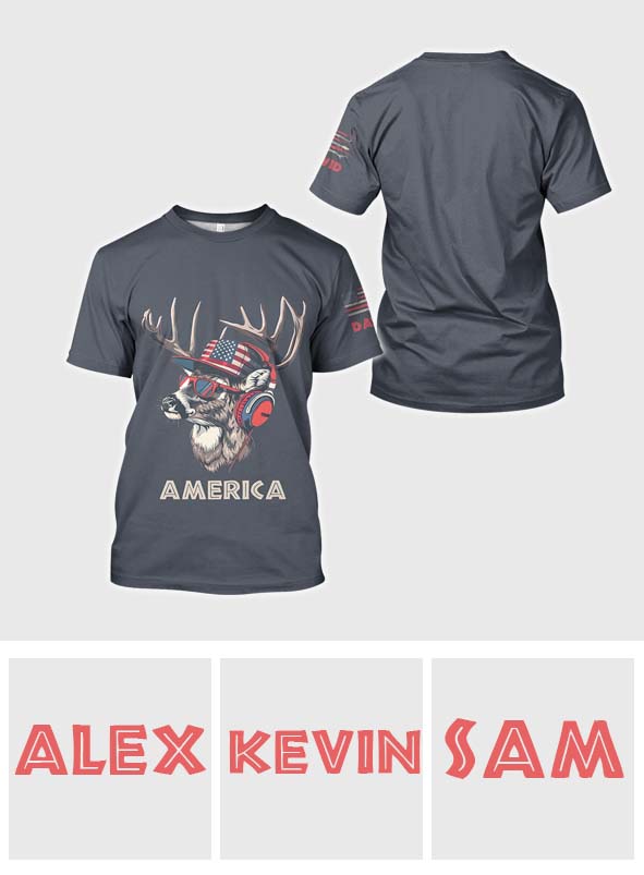 American Buck - Personalized Hunting All Over Shirt