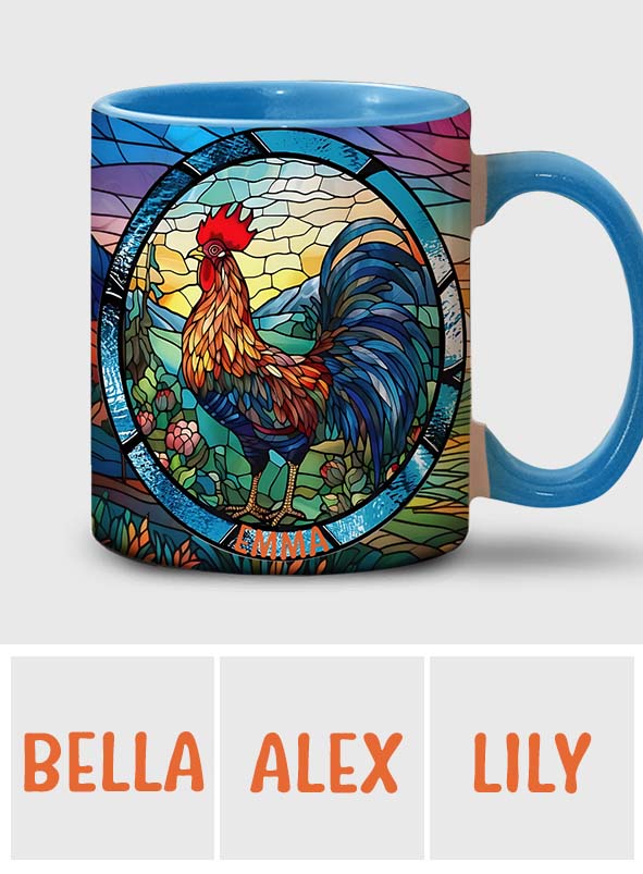 Love Chicken - Personalized Chicken Accent Mug