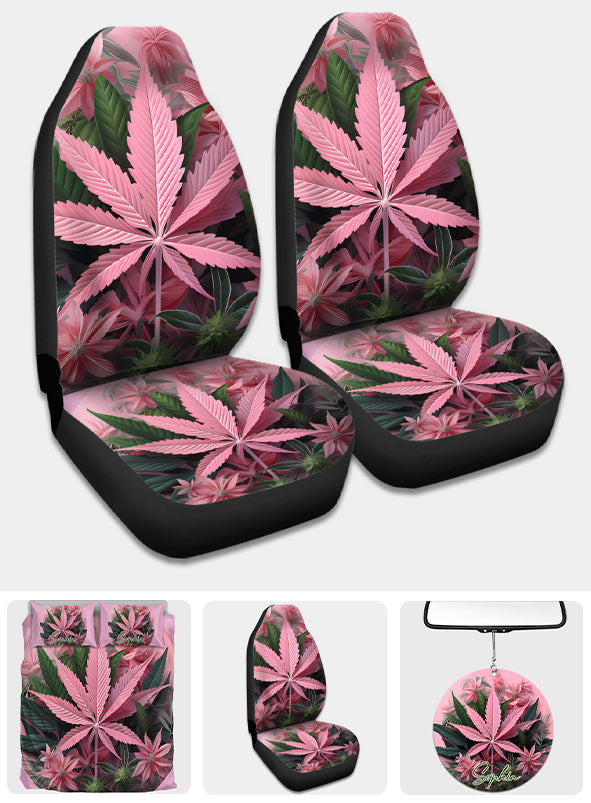 Pink In My Area - Weed Seat Covers