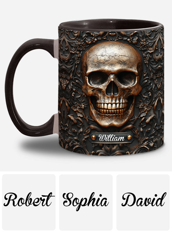 Skull Lover - Personalized Skull Accent Mug